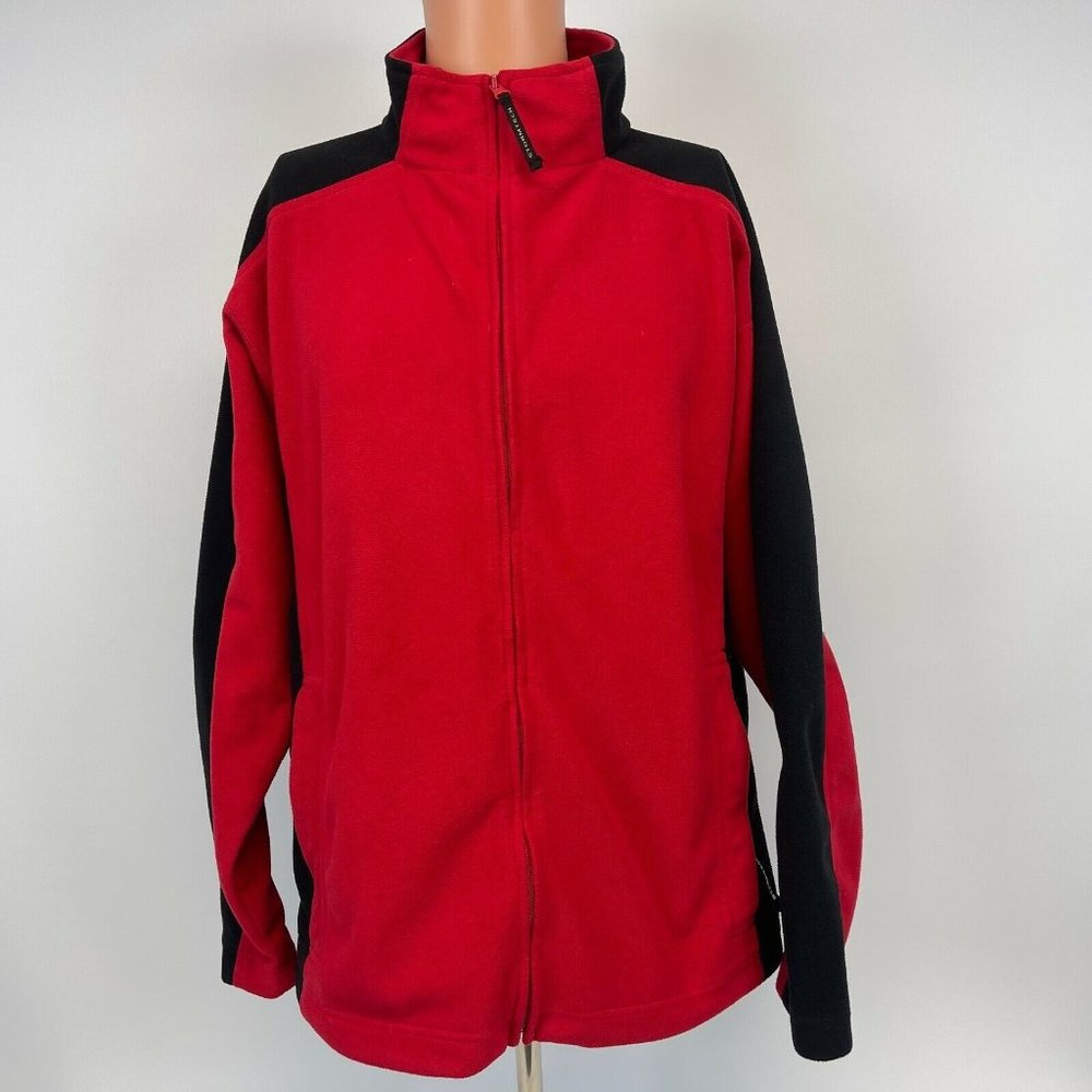 Stormtech Performance Fleece Jacket Full Zip Red … - image 2
